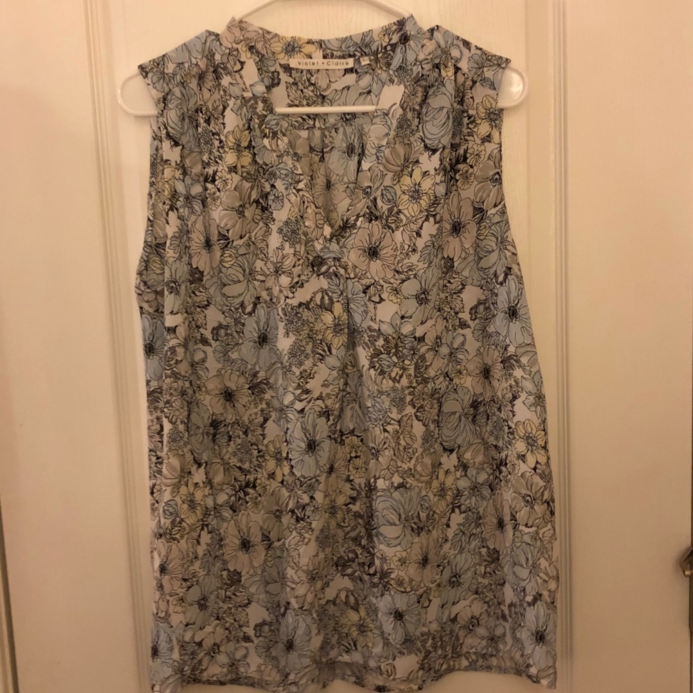 RESERVED Violet & Claire top